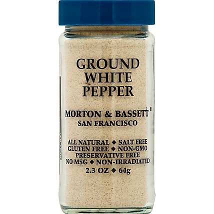 Morton & Bassett White Pepper Ground - 2.3 Oz - Image 2