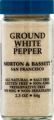 Morton & Bassett White Pepper Ground - 2.3 Oz - Image 2