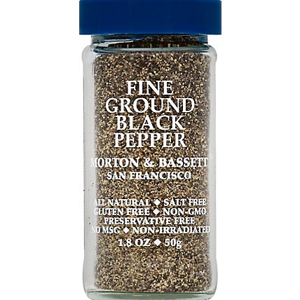 Morton & Bassett Black Pepper Fine Ground - 1.8 Oz - Image 2