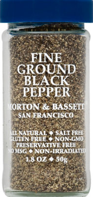 Morton & Bassett Black Pepper Fine Ground - 1.8 Oz - Image 2