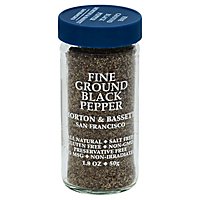 Morton & Bassett Black Pepper Fine Ground - 1.8 Oz - Image 1