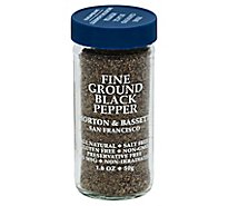 Morton & Bassett Black Pepper Fine Ground - 1.8 Oz