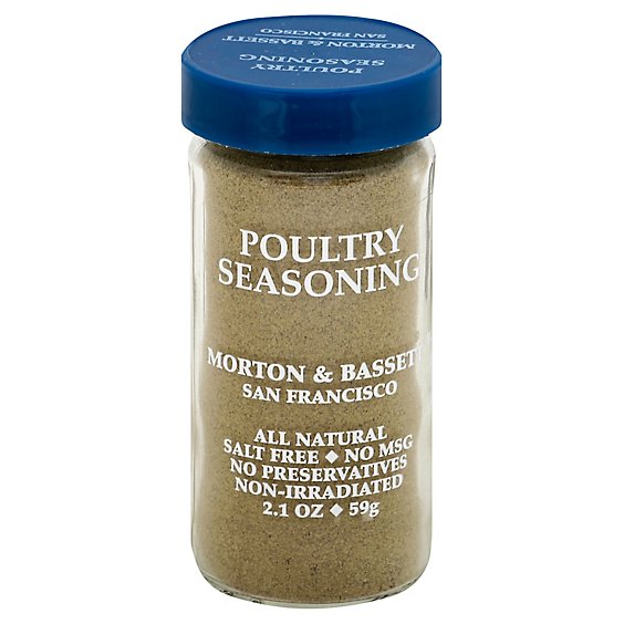 Morton & Bassett Seasoning Poultry - 2.1 Oz