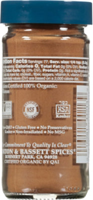 Morton & Bassett Organic Cinnamon Ground - 2.2 Oz - Image 4