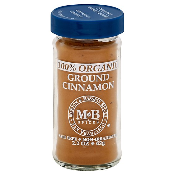 Morton & Bassett Organic Cinnamon Ground - 2.2 Oz