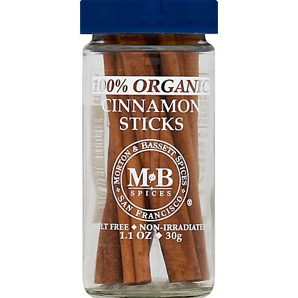 Morton & Bassett Organic Cinnamon Sticks - 1.1 Oz - Image 2