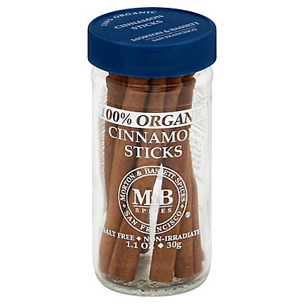 Morton & Bassett Organic Cinnamon Sticks - 1.1 Oz - Image 1