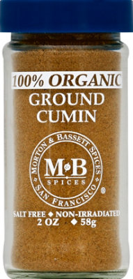 Morton & Bassett Organic Cumin Ground 100% - 2 Oz - Image 2