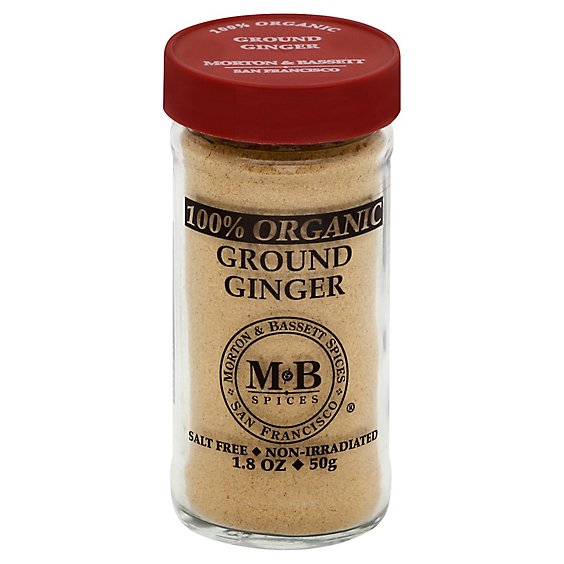 Morton & Bassett Organic Ginger Ground - 1.8 Oz