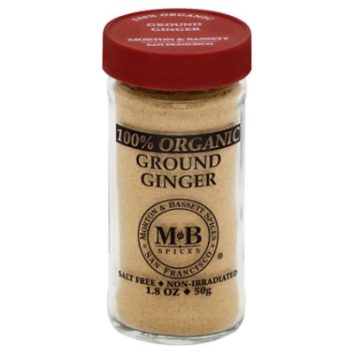 Morton & Bassett Organic Ginger Ground - 1.8 Oz