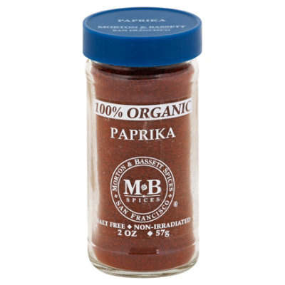 Morton & Bassett Organic Paprika - 2 Oz - Image 1