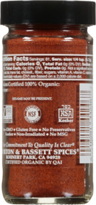 Morton & Bassett Organic Cayenne Pepper - 2 Oz - Image 4