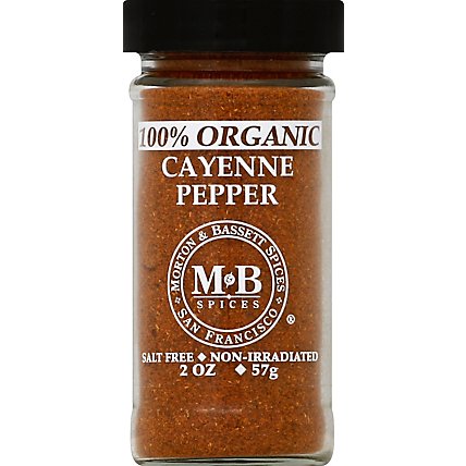 Morton & Bassett Organic Cayenne Pepper - 2 Oz - Image 2