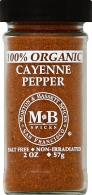 Morton & Bassett Organic Cayenne Pepper - 2 Oz - Image 2