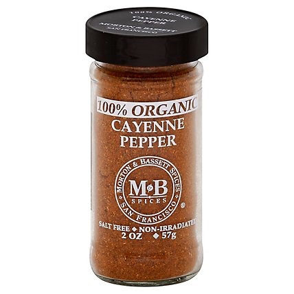 Morton & Bassett Organic Cayenne Pepper - 2 Oz - Image 1