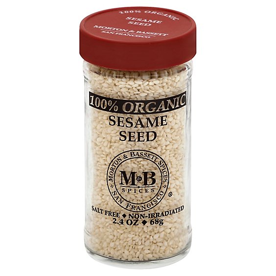 Morton & Bassett Organic Sesame Seed - 2.4 Oz
