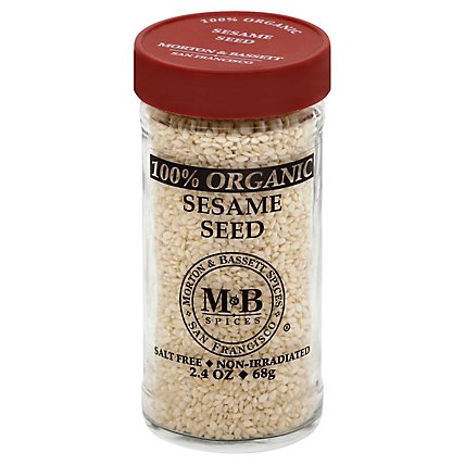 Morton & Bassett Organic Sesame Seed - 2.4 Oz - Image 1