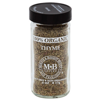 Morton & Bassett Organic Thyme - 0.6 Oz