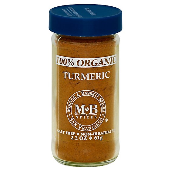 Morton & Bassett Organic Turmeric - 2.2 Oz