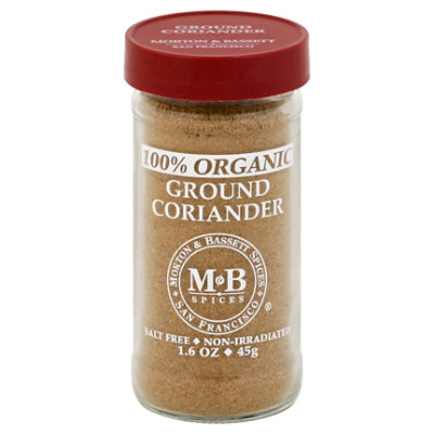 Morton & Bassett Organic Coriander Ground - 1.6 Oz