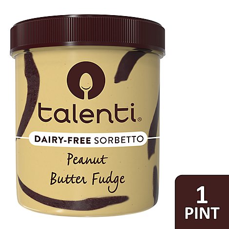 Talenti Sorbetto Dairy Free Peanut Butter Fudge - 16 Fl. Oz.