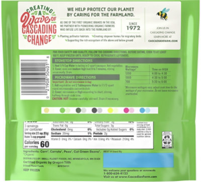 Cascadian Farm Organic Gardeners Blend Corn Carrots Peas & Green Beans - 10 Oz - Image 5