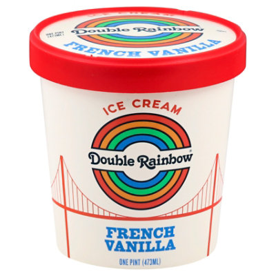 Double Rainbow French Vanilla Ice Cream - Pint
