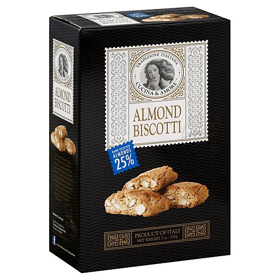 Cucina Amore Almond Biscotti - 7 Oz