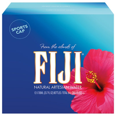 FIJI Natural Artesian Bottled Water Sports Cap - 12-23.7 Fl. Oz. - Image 1