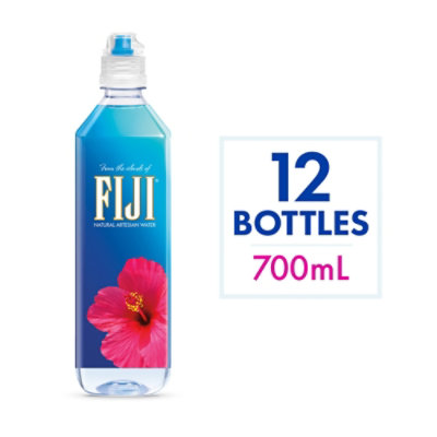 FIJI Natural Artesian Bottled Water Sports Cap - 12-23.7 Fl. Oz. - Image 2