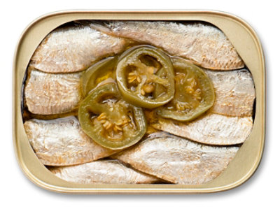 King Oscar Sardines in Extra Virgin Olive Oil Double Layer With Hot Jalapeno Peppers - 3.75 Oz - Image 2