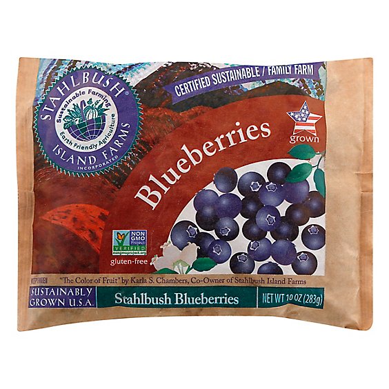 Stahlbush Island Farms Blueberries Whole - 10 Oz