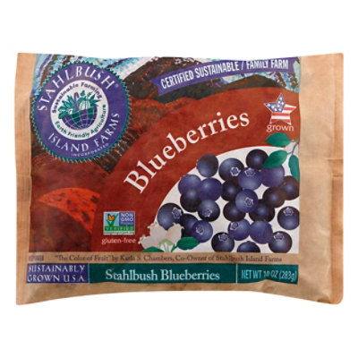 Stahlbush Island Farms Blueberries Whole - 10 Oz