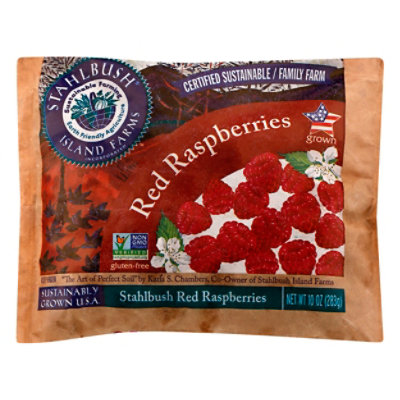 Stahlbush Island Farms Raspberries Whole - 10 Oz - Image 1