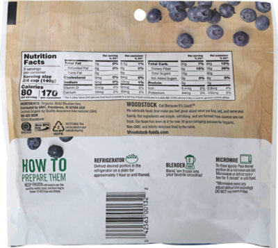 Woodstock Organic Blueberries Wild - 10 Oz - Image 6