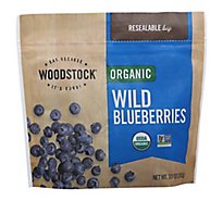 Woodstock Organic Blueberries Wild - 10 Oz
