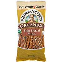 Newmans Own Organics Pretzel Sticks Thin - 7 Oz - Image 1