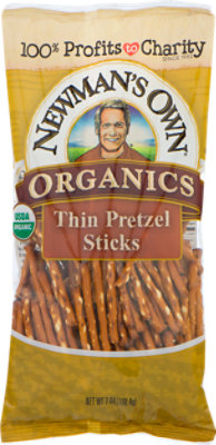Newmans Own Organics Pretzel Sticks Thin - 7 Oz - Image 1