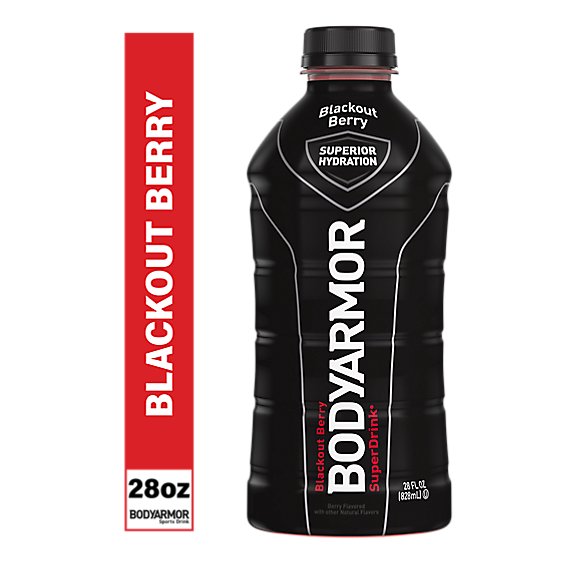 BODYARMOR Blackout Berry Sports Drink - 28 Oz