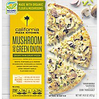 California Pizza Kitchen Pizza Crispy Thin Crust Mushroom and Green Onion Frozen - 14.8 Oz - Image 1