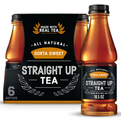 Straight Up Tea Sorta Sweet Black Tea Bottle - 6-18.5 Fl. Oz.