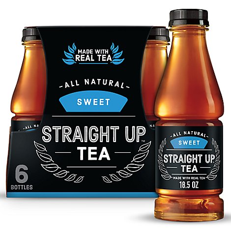 Straight Up Tea Sweet Black Tea Bottle - 6-18.5 Fl. Oz.