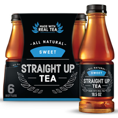 Snapple Straight Up Tea Sweet - 6-18.5 Fl. Oz.