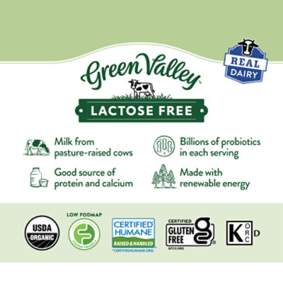 Green Valley Creamery Lactose Free Organic Lowfat Plain Yogurt - 24 Oz - Image 6