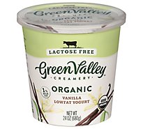 Green Valley Lactose Free Low-fat Organic Vanilla Yogurt - 24 Oz.