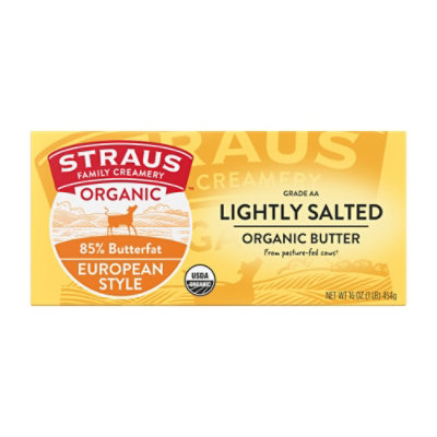 Order Organic Butter Lite Salt Straus Family Creamery