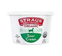 Straus Org Reg Sour Cream - 16 Oz