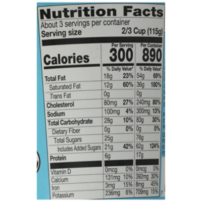 Straus Cookie Cream Family Creamery Organic - 1 Pint - Image 2