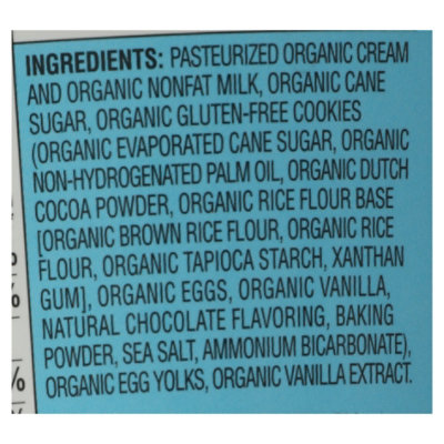 Straus Cookie Cream Family Creamery Organic - 1 Pint - Image 3