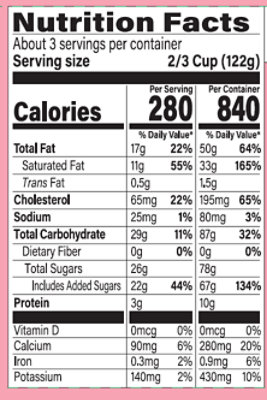 Straus Family Creamery Ice Cream Strawberry - 1 Pint - Image 3